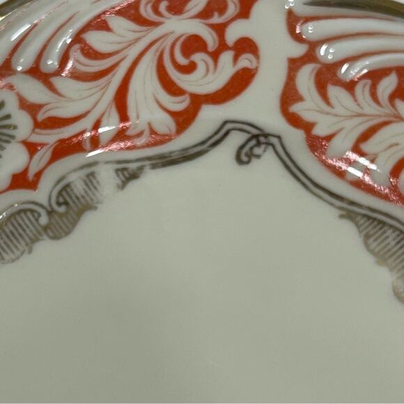 Schwarzenhammer bavaria 3 pc german trio teacup saucer dessert plate orange mcm - Picture 4 of 12